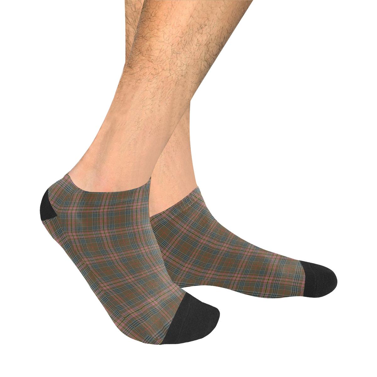 Kennedy Weathered Tartan Ankle Socks