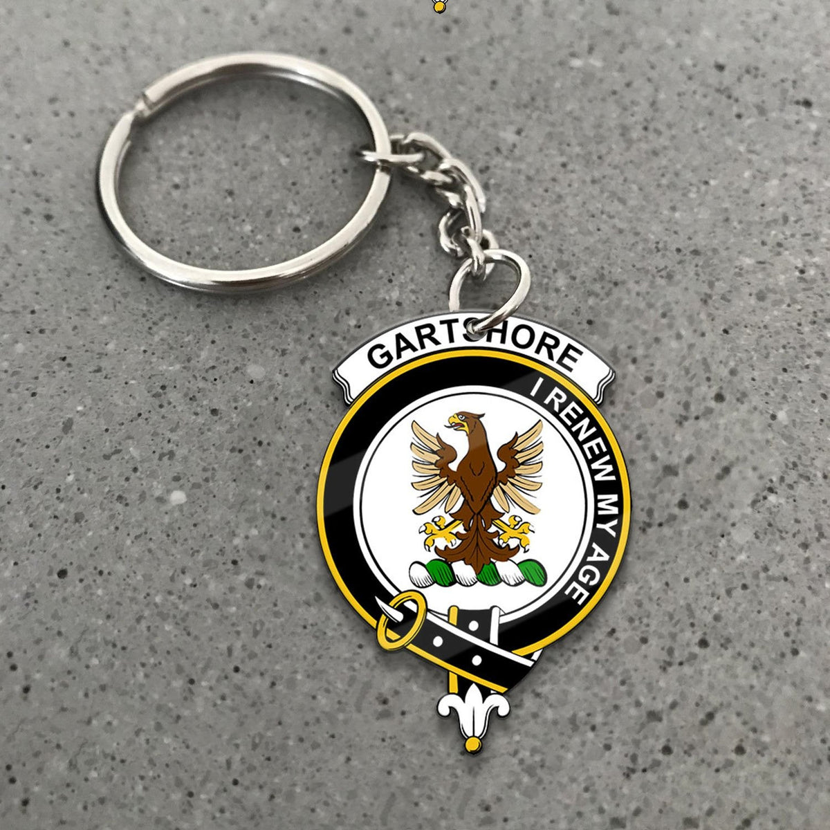 Gartshore Crest Keychain