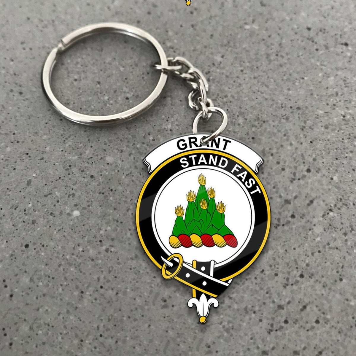 Grant Crest Keychain