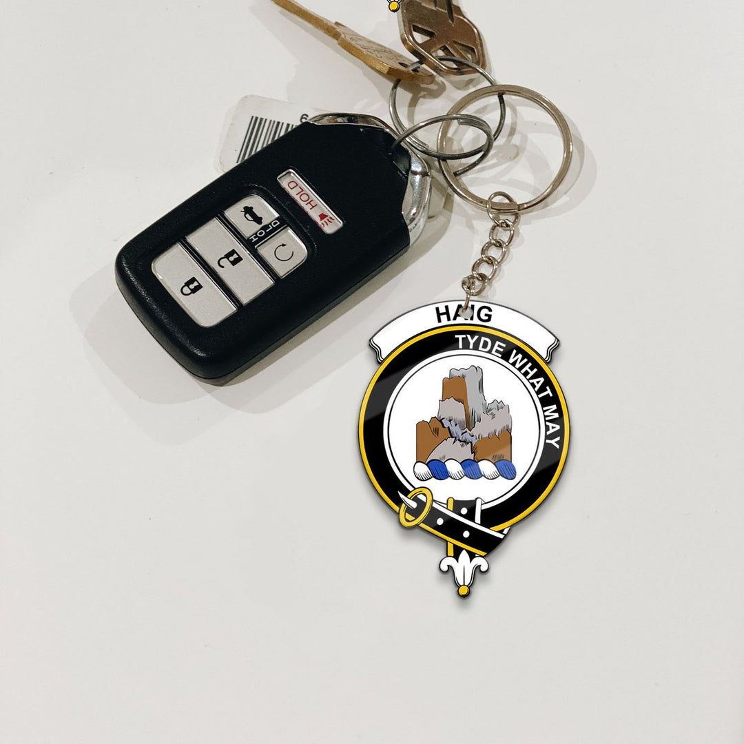 Haig Crest Keychain