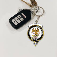 Hay Crest Keychain