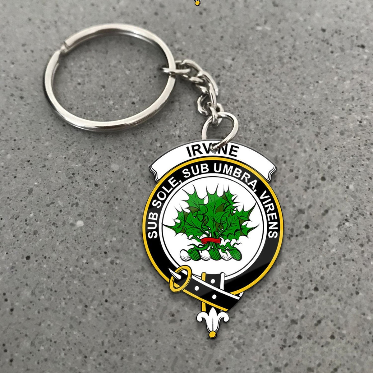 Irvine Crest Keychain