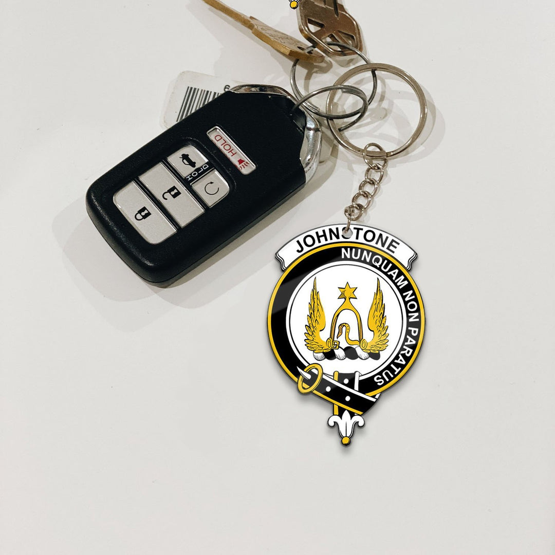 Johnstone Crest Keychain