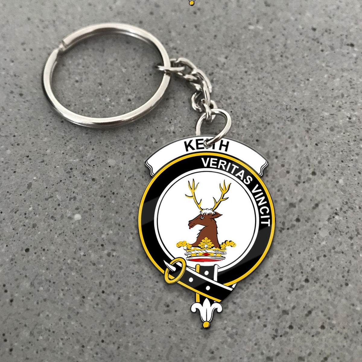 Keith Crest Keychain