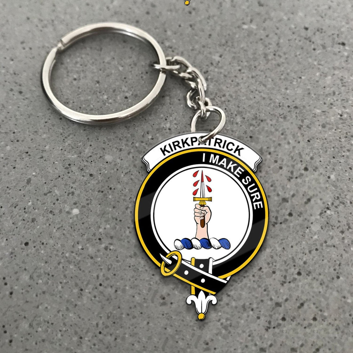 Kirkpatrick Crest Keychain