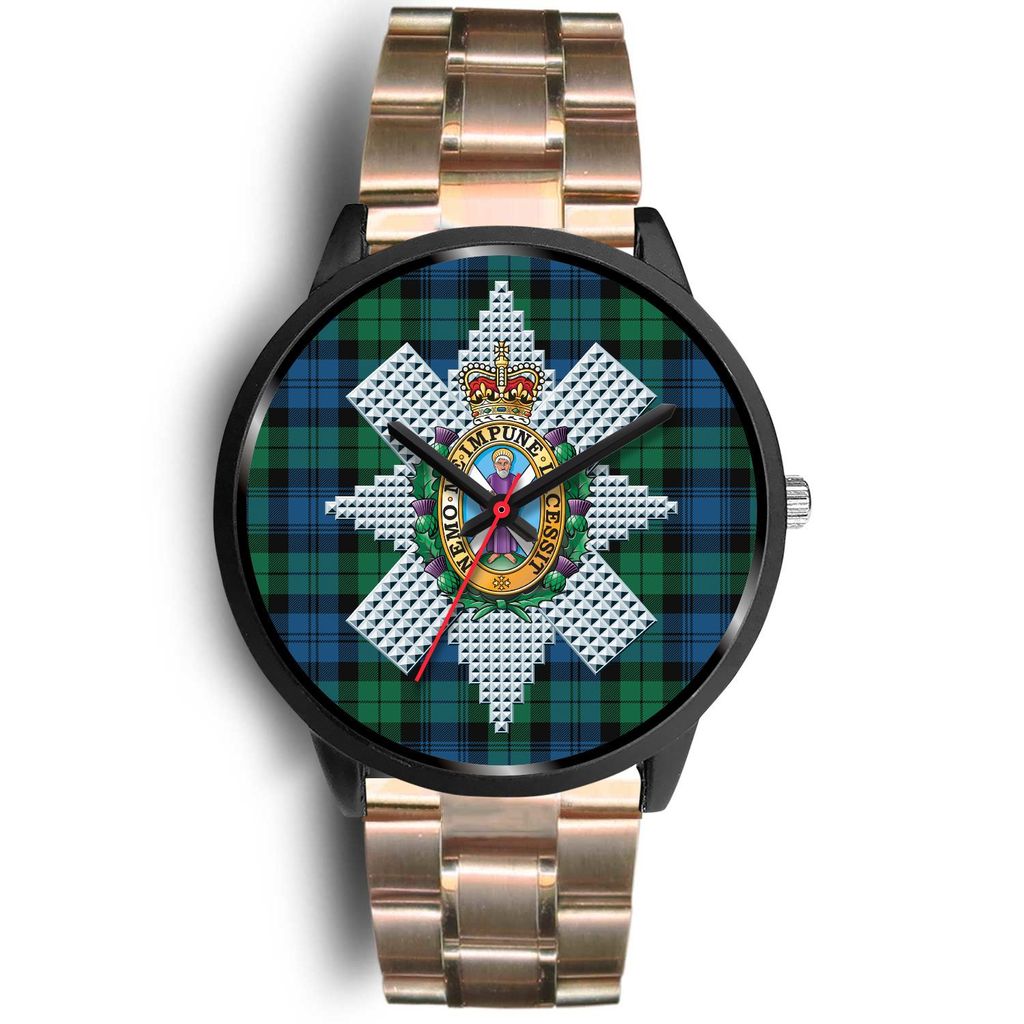 Blackwatch Ancient Tartan Crest Watch