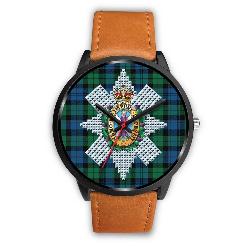 Blackwatch Ancient Tartan Crest Watch