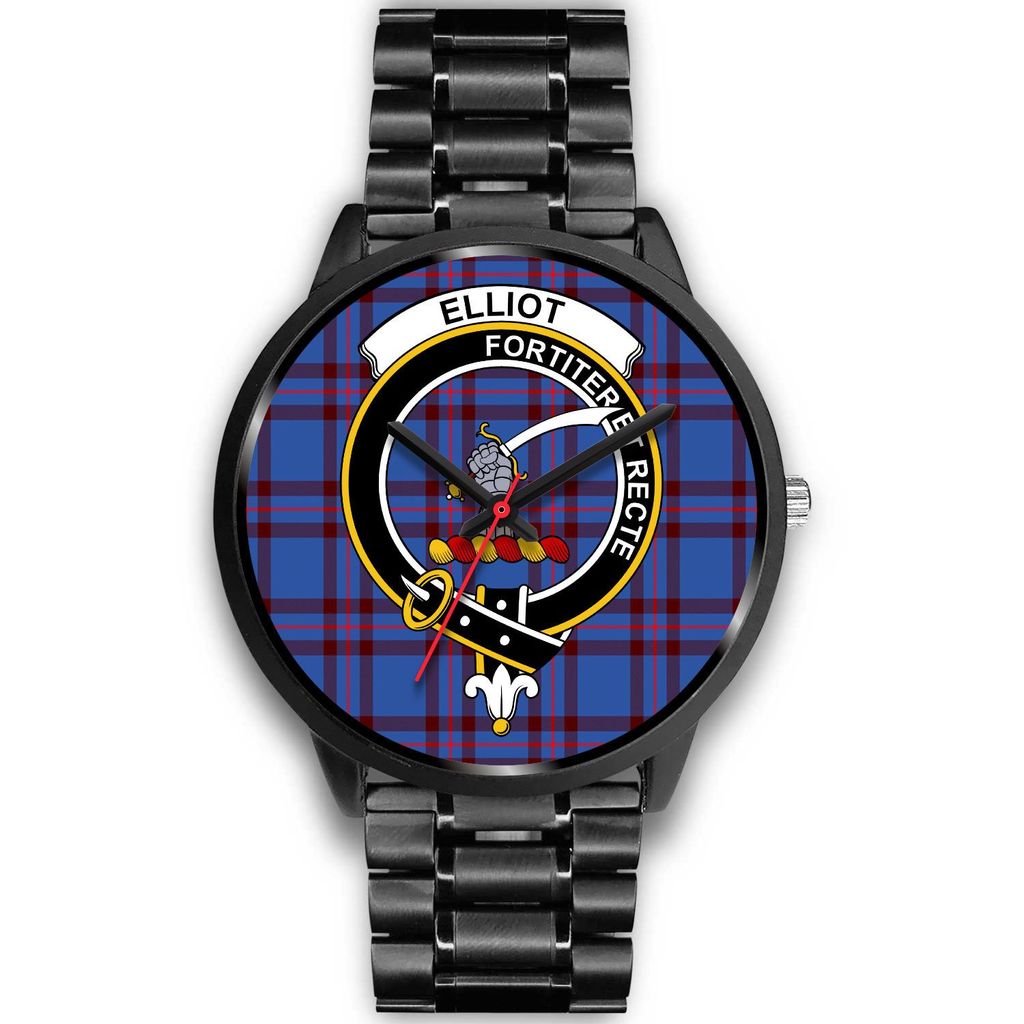 Elliot Modern Tartan Crest Black Watch