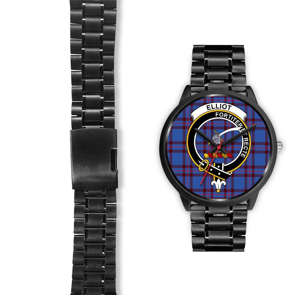 Elliot Modern Tartan Crest Black Watch