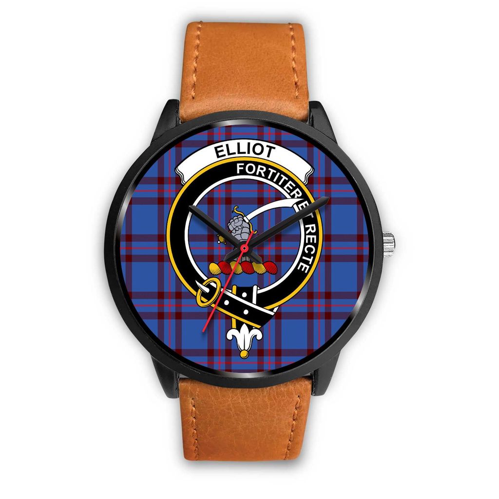 Elliot Modern Tartan Crest Black Watch