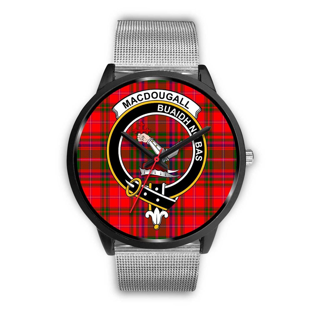 MacDougall Tartan Crest Watch