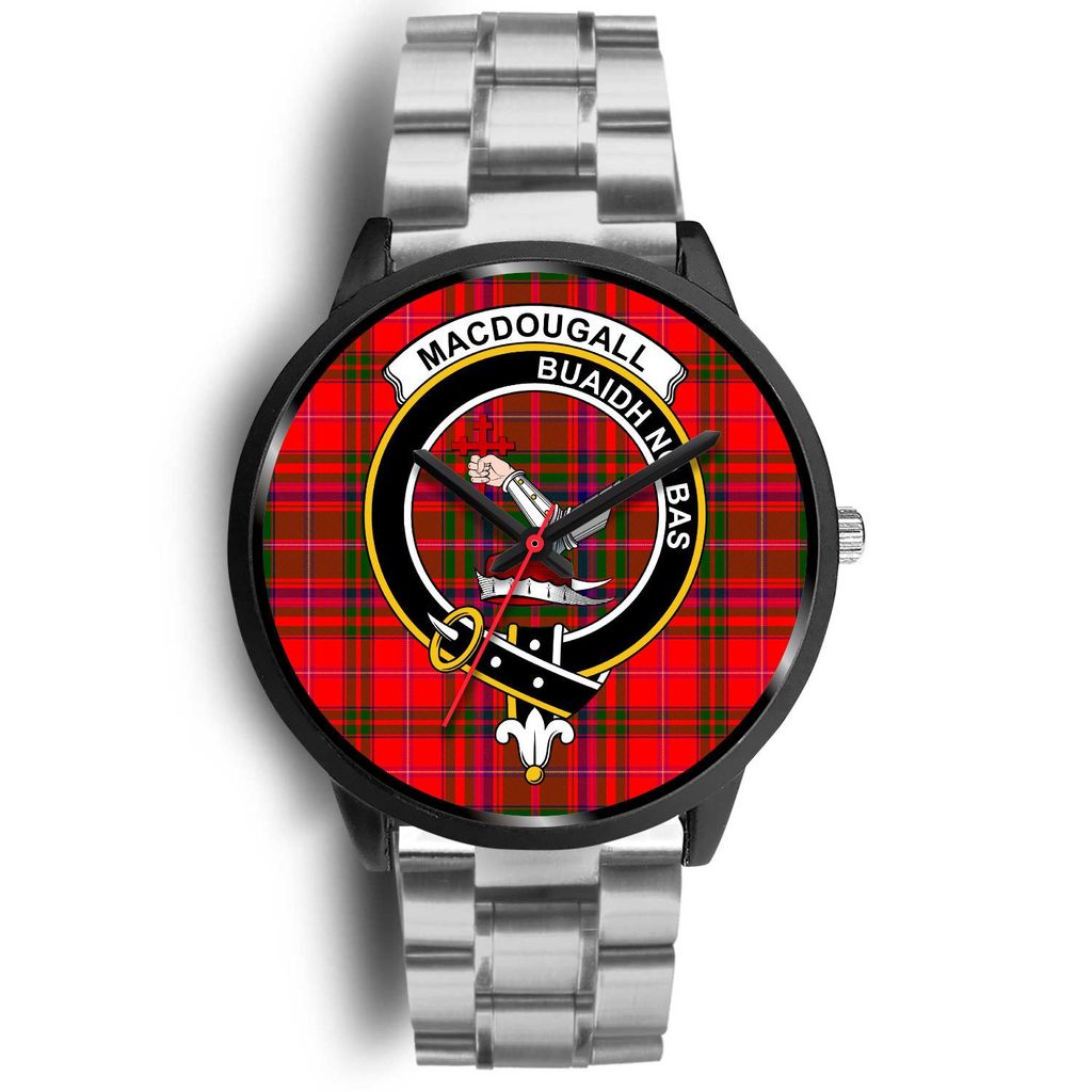 MacDougall Tartan Crest Watch