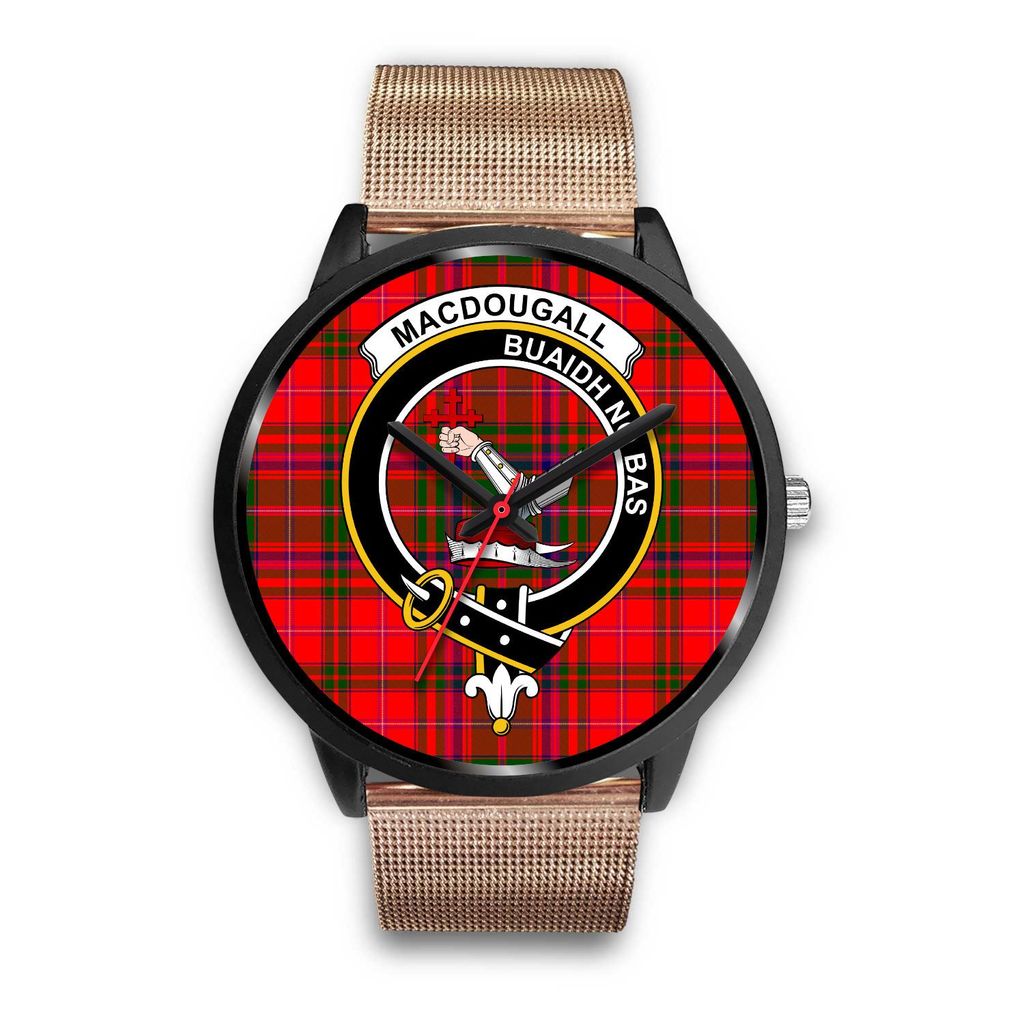 MacDougall Tartan Crest Watch