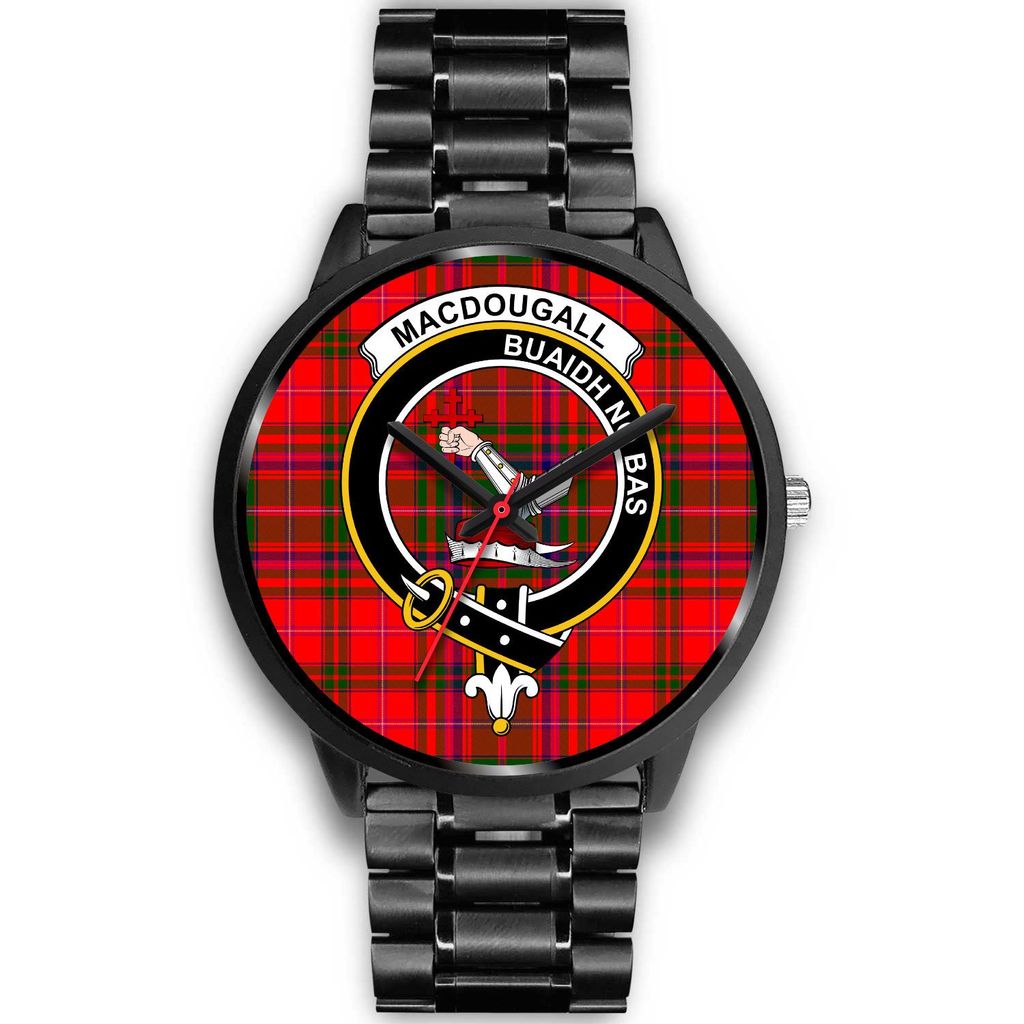 MacDougall Tartan Crest Watch