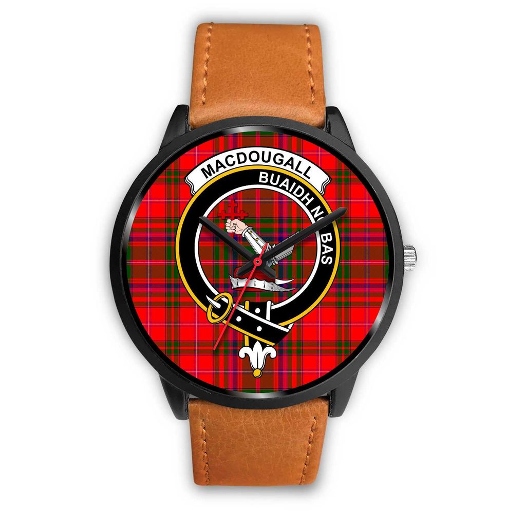 MacDougall Tartan Crest Watch