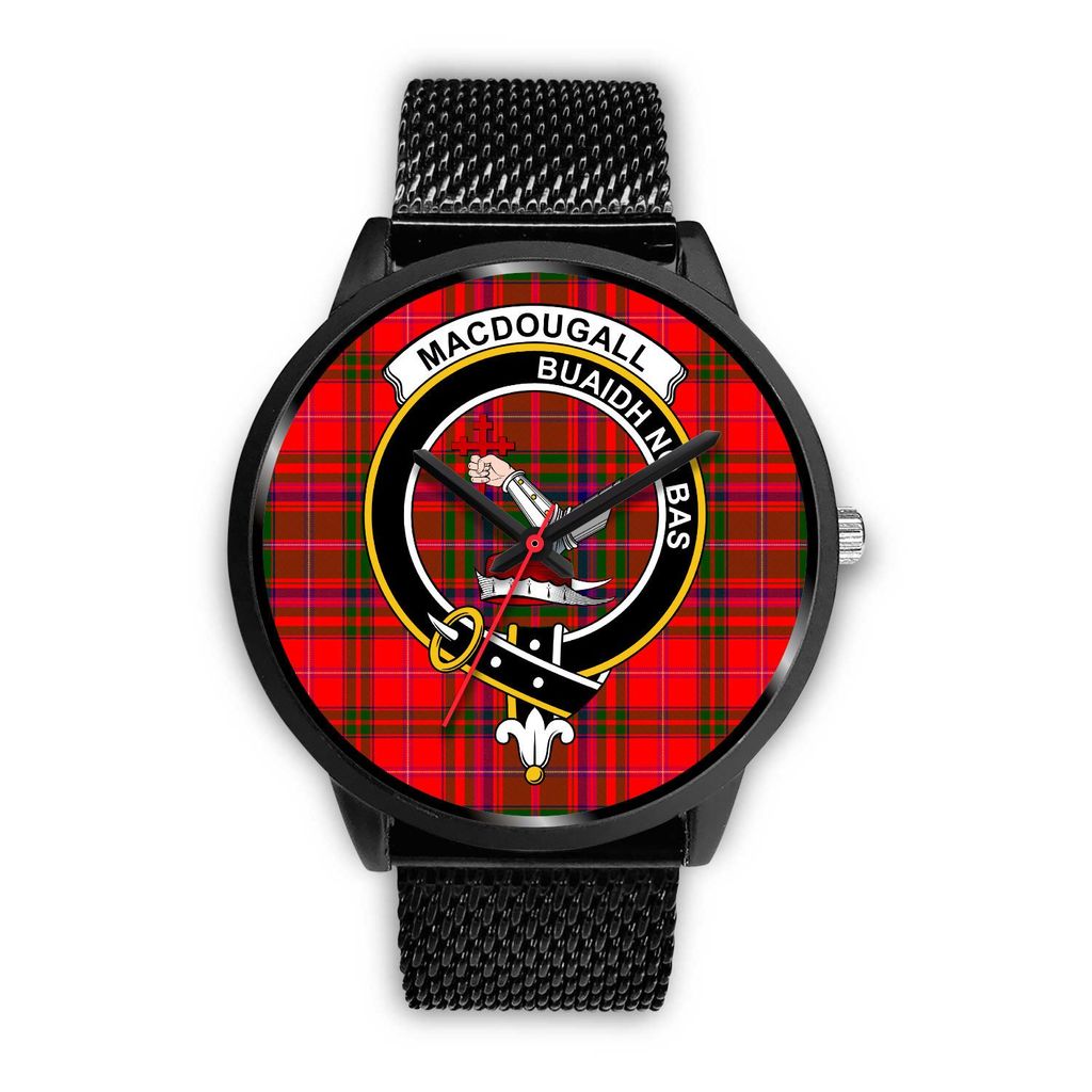 MacDougall Tartan Crest Watch