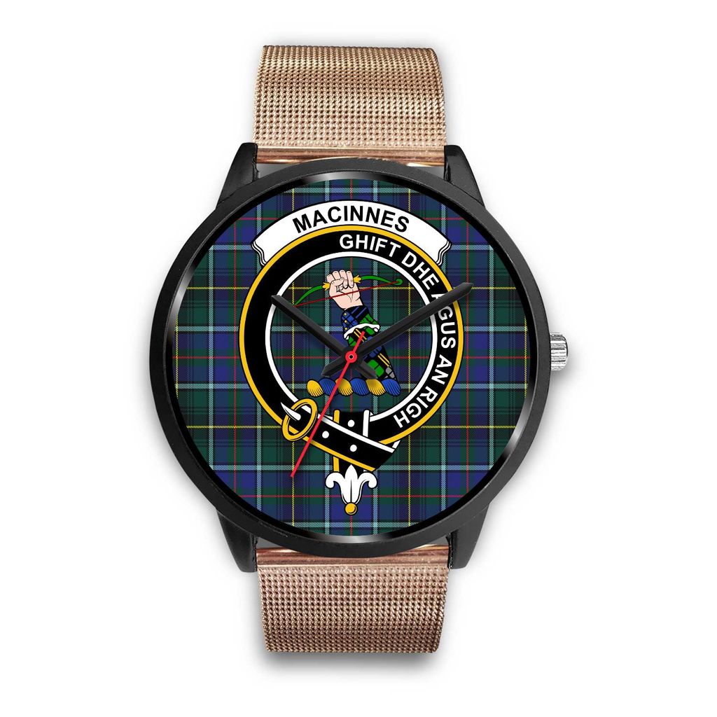 MacInnes Modern Tartan Crest Watch