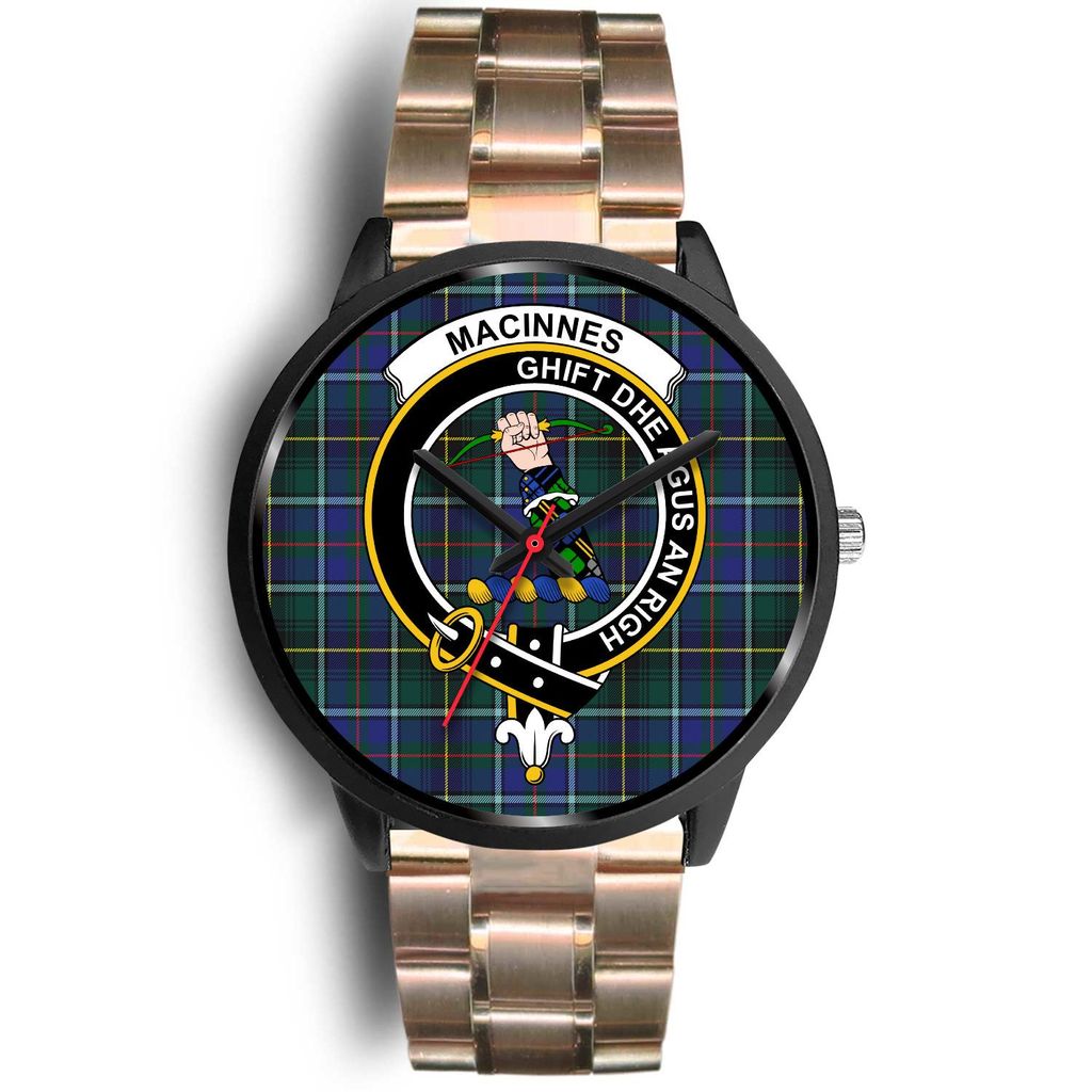 MacInnes Modern Tartan Crest Watch