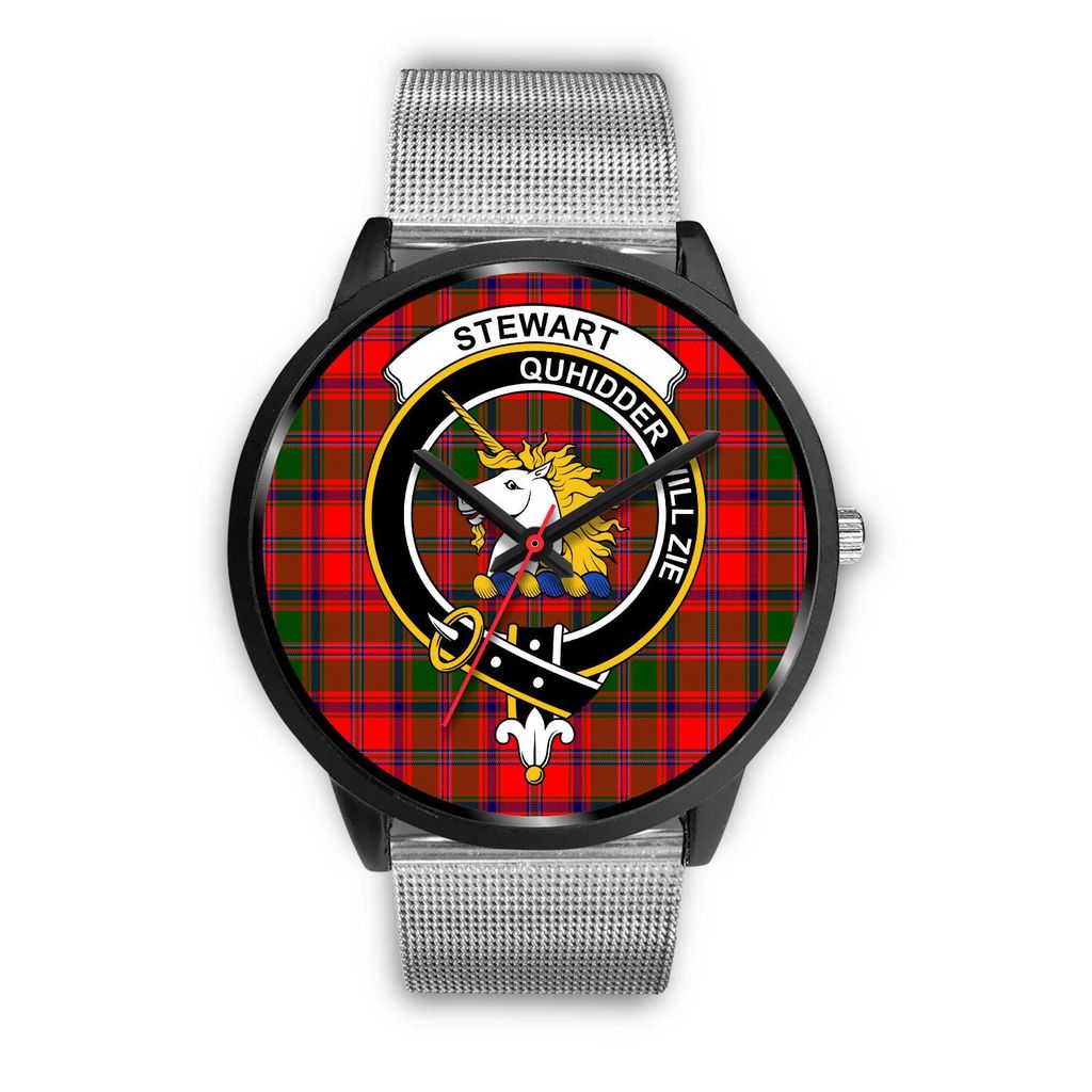 Stewart of Appin Tartan Crest Black Watch