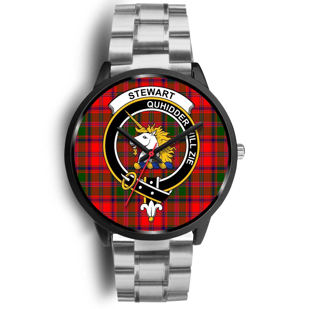 Stewart of Appin Tartan Crest Black Watch