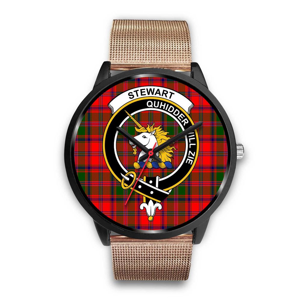 Stewart of Appin Tartan Crest Black Watch