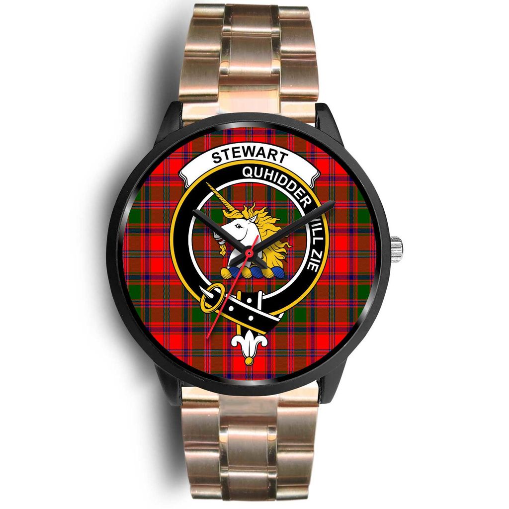 Stewart of Appin Tartan Crest Black Watch