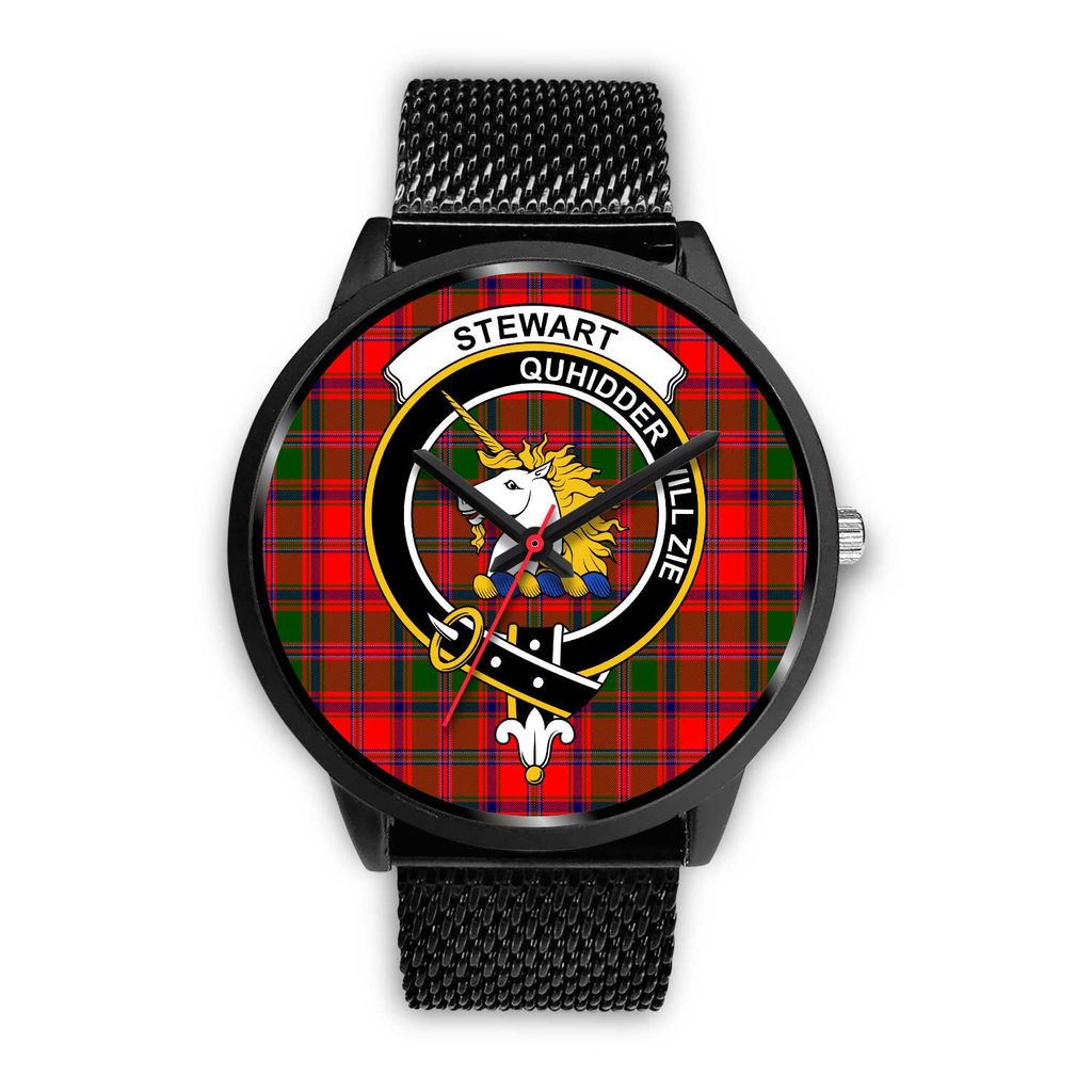 Stewart of Appin Tartan Crest Black Watch