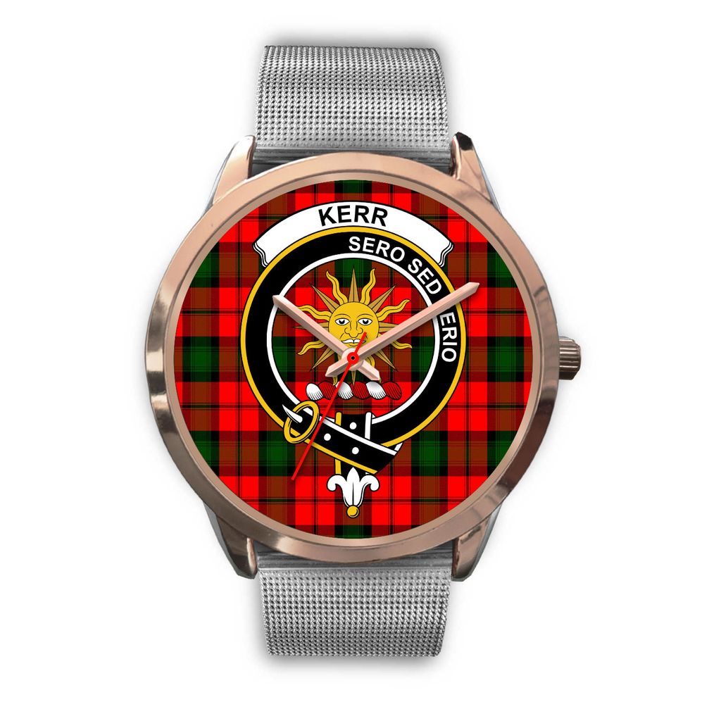 Kerr Modern Tartan Rose Gold Watch