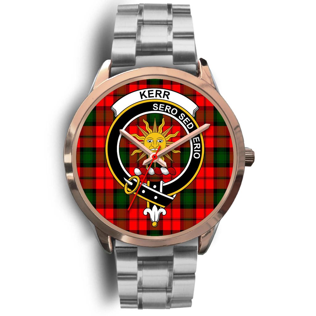 Kerr Modern Tartan Rose Gold Watch