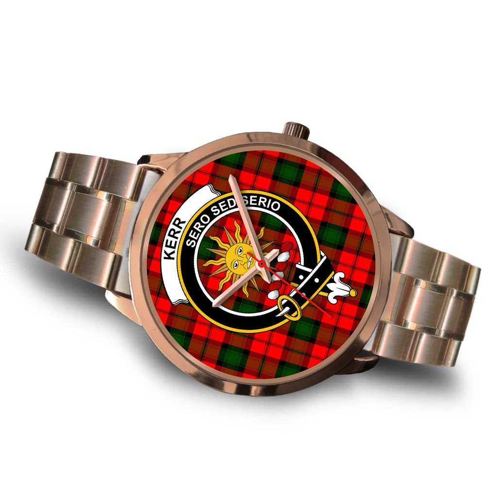 Kerr Modern Tartan Rose Gold Watch