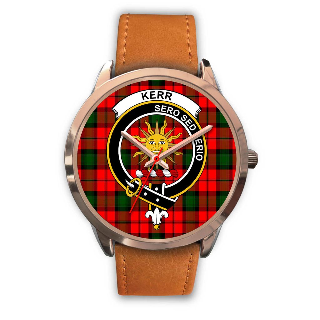 Kerr Modern Tartan Rose Gold Watch