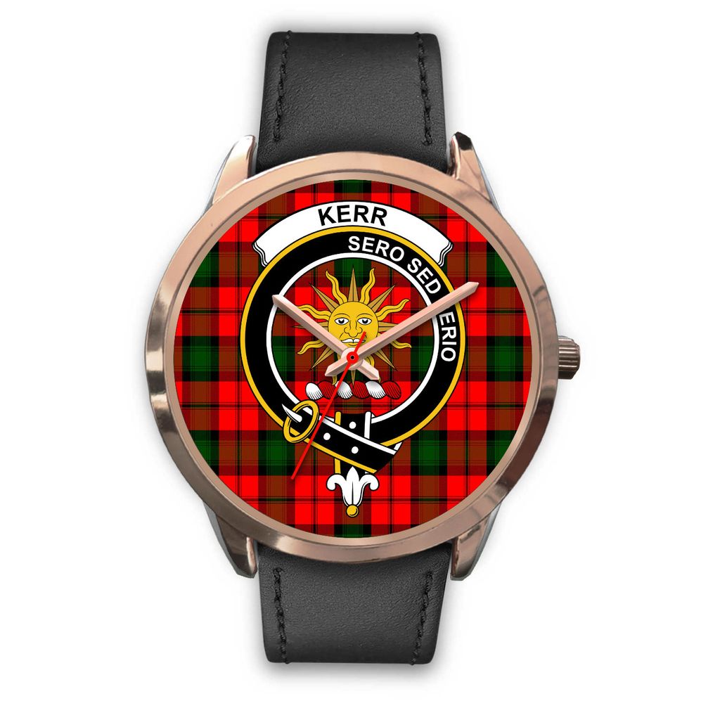 Kerr Modern Tartan Rose Gold Watch