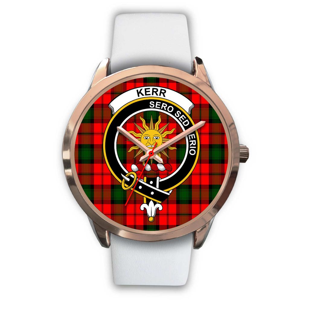 Kerr Modern Tartan Rose Gold Watch