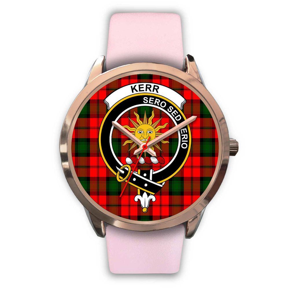 Kerr Modern Tartan Rose Gold Watch