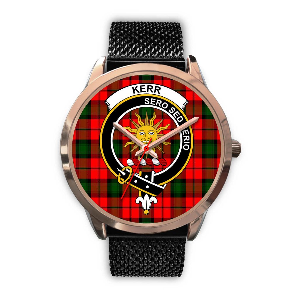 Kerr Modern Tartan Rose Gold Watch