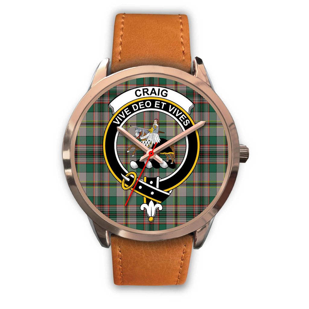 Craig Ancient Tartan CrestRose Gold Watch