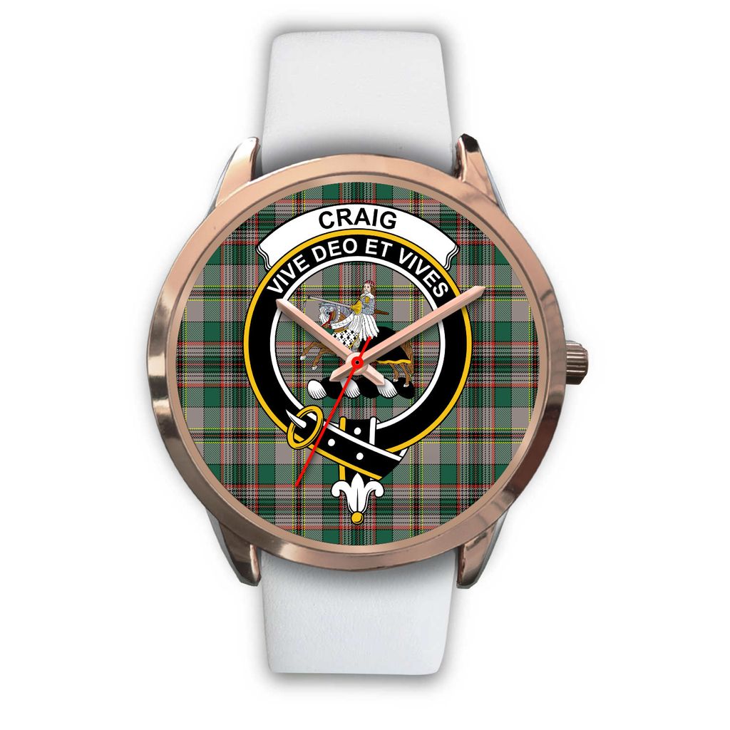 Craig Ancient Tartan CrestRose Gold Watch