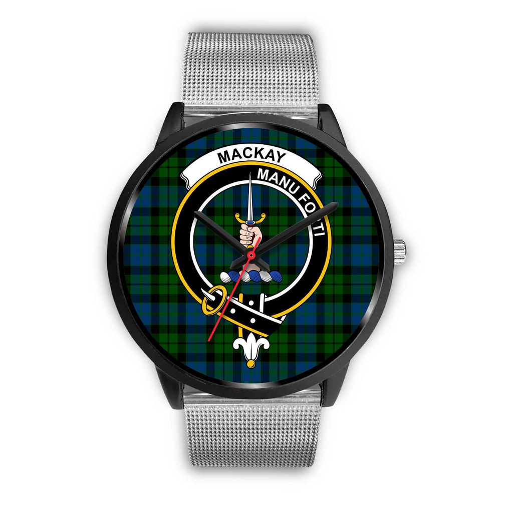 MacKay Modern Tartan Crest Watch