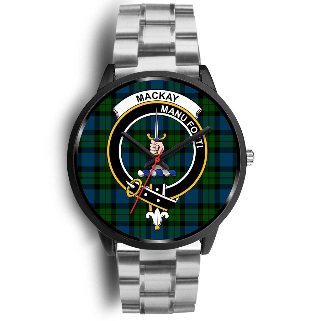 MacKay Modern Tartan Crest Watch