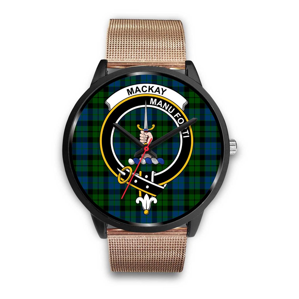 MacKay Modern Tartan Crest Watch