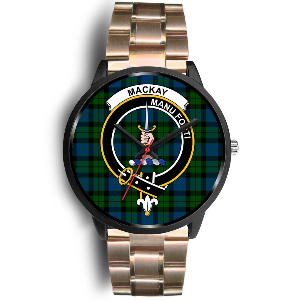 MacKay Modern Tartan Crest Watch