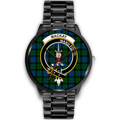 MacKay Modern Tartan Crest Watch