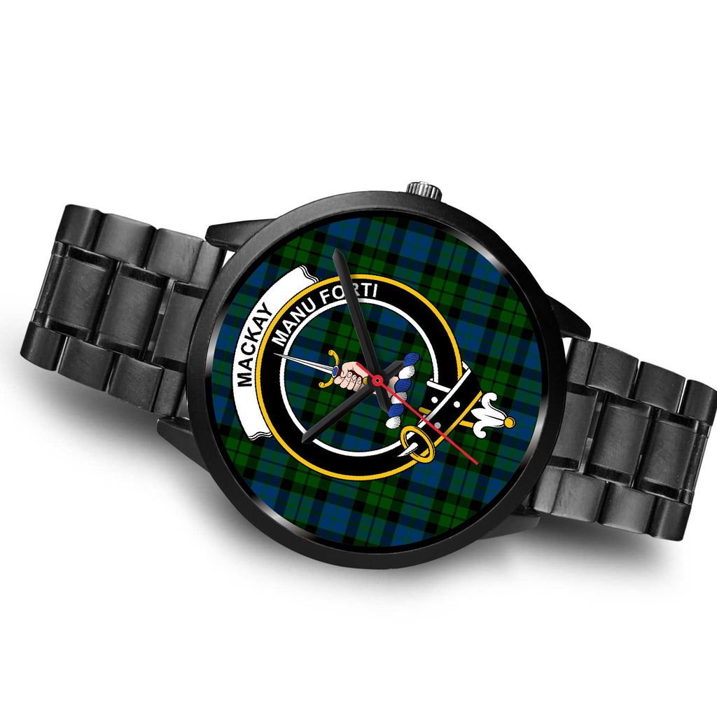 MacKay Modern Tartan Crest Watch