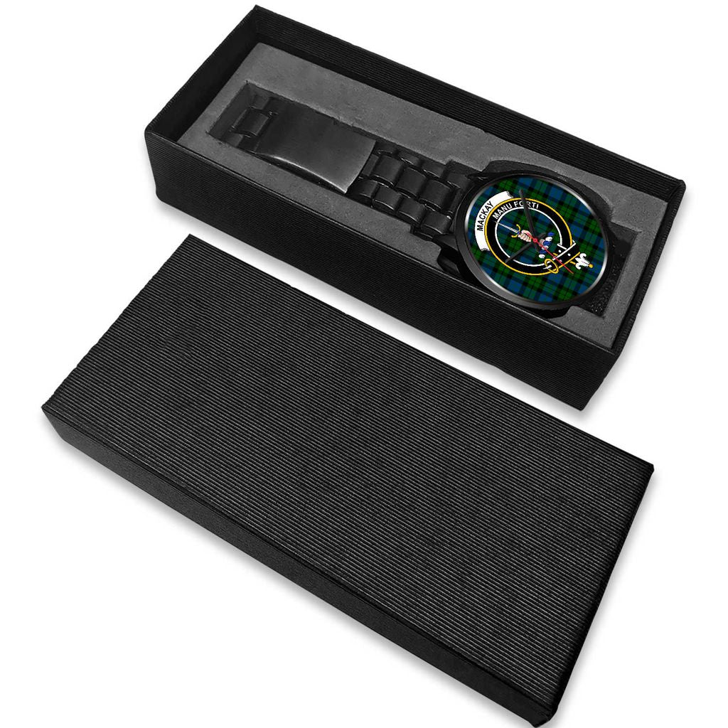 MacKay Modern Tartan Crest Watch