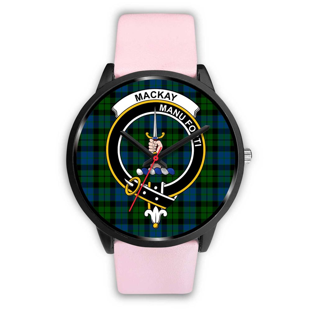 MacKay Modern Tartan Crest Watch