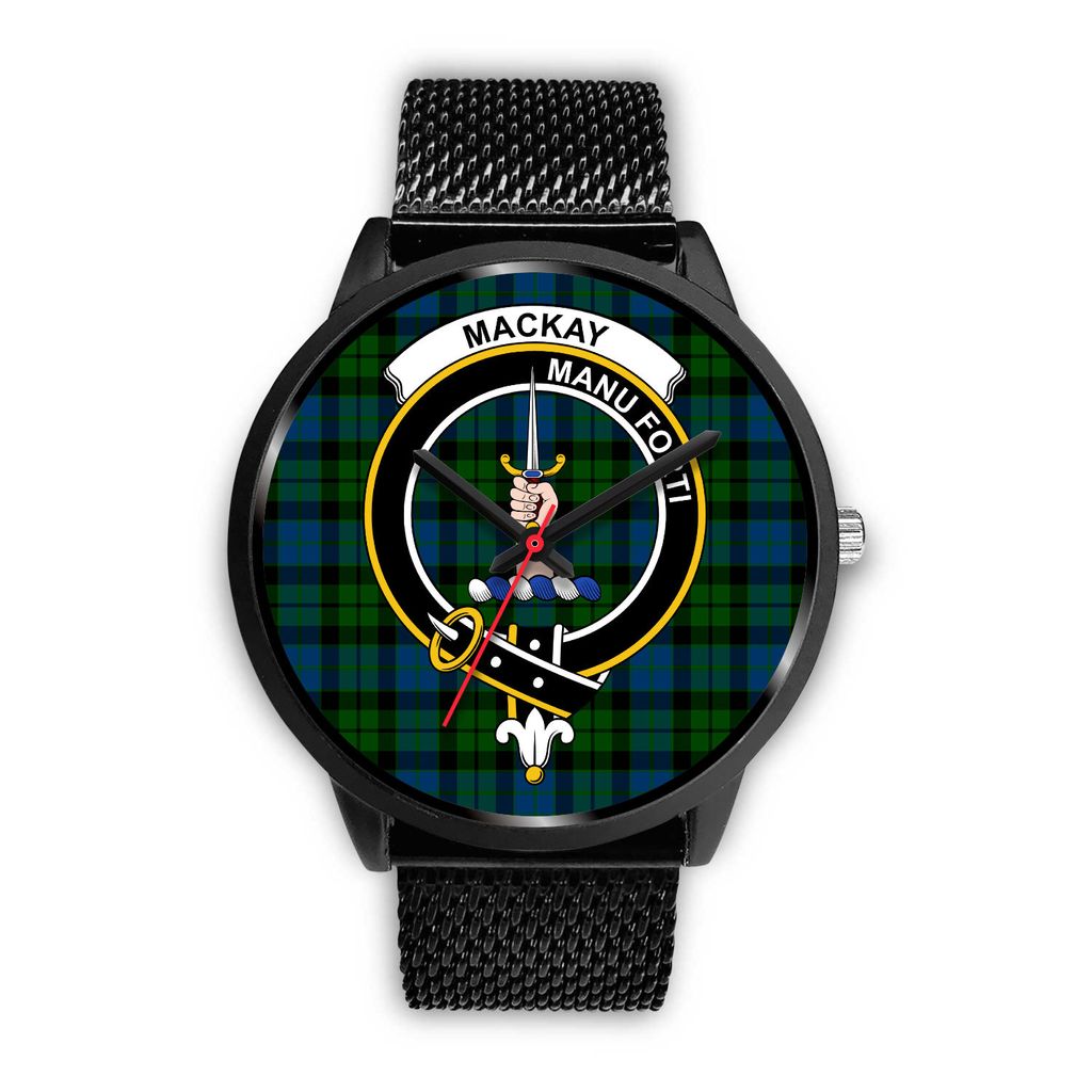 MacKay Modern Tartan Crest Watch