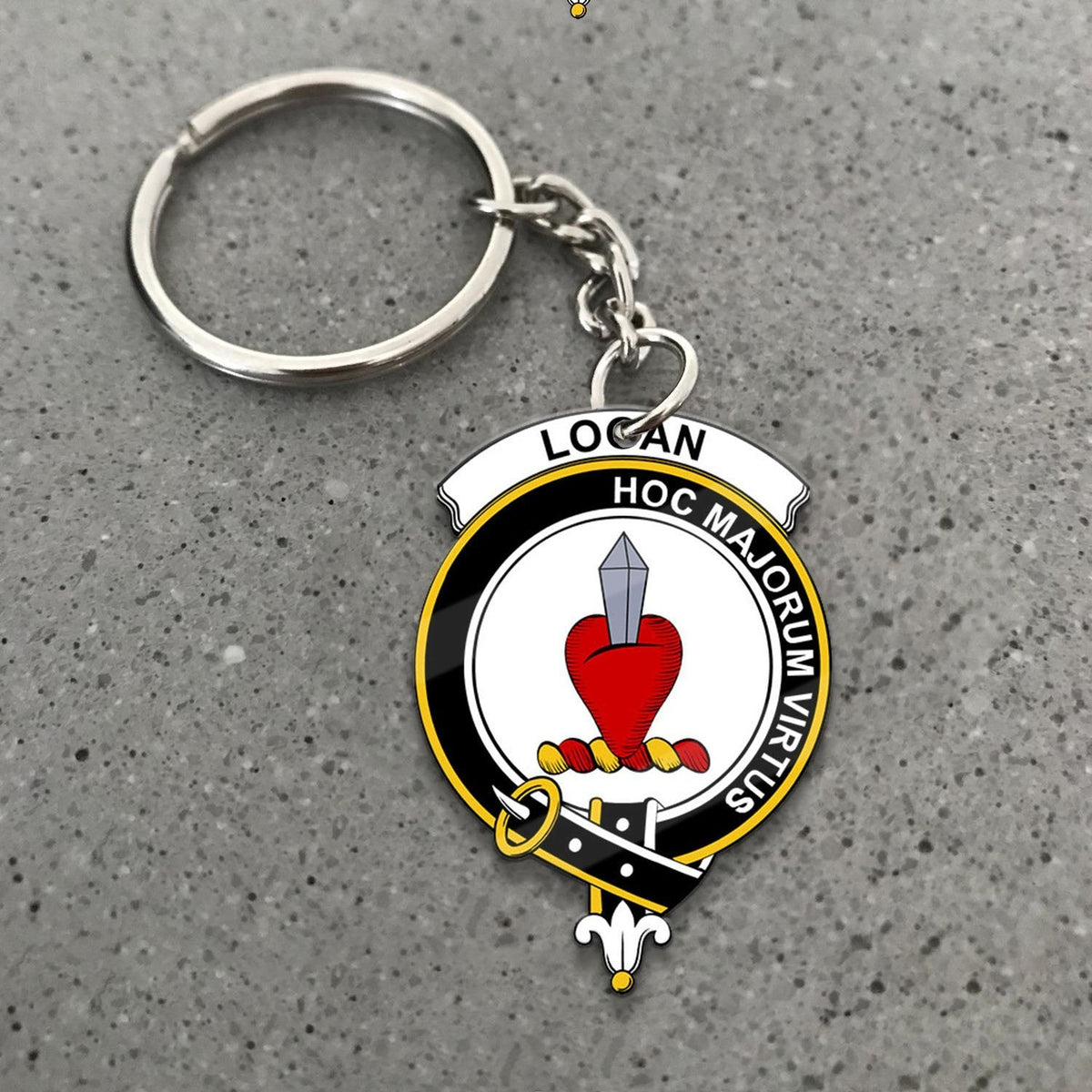 Logan Crest Keychain