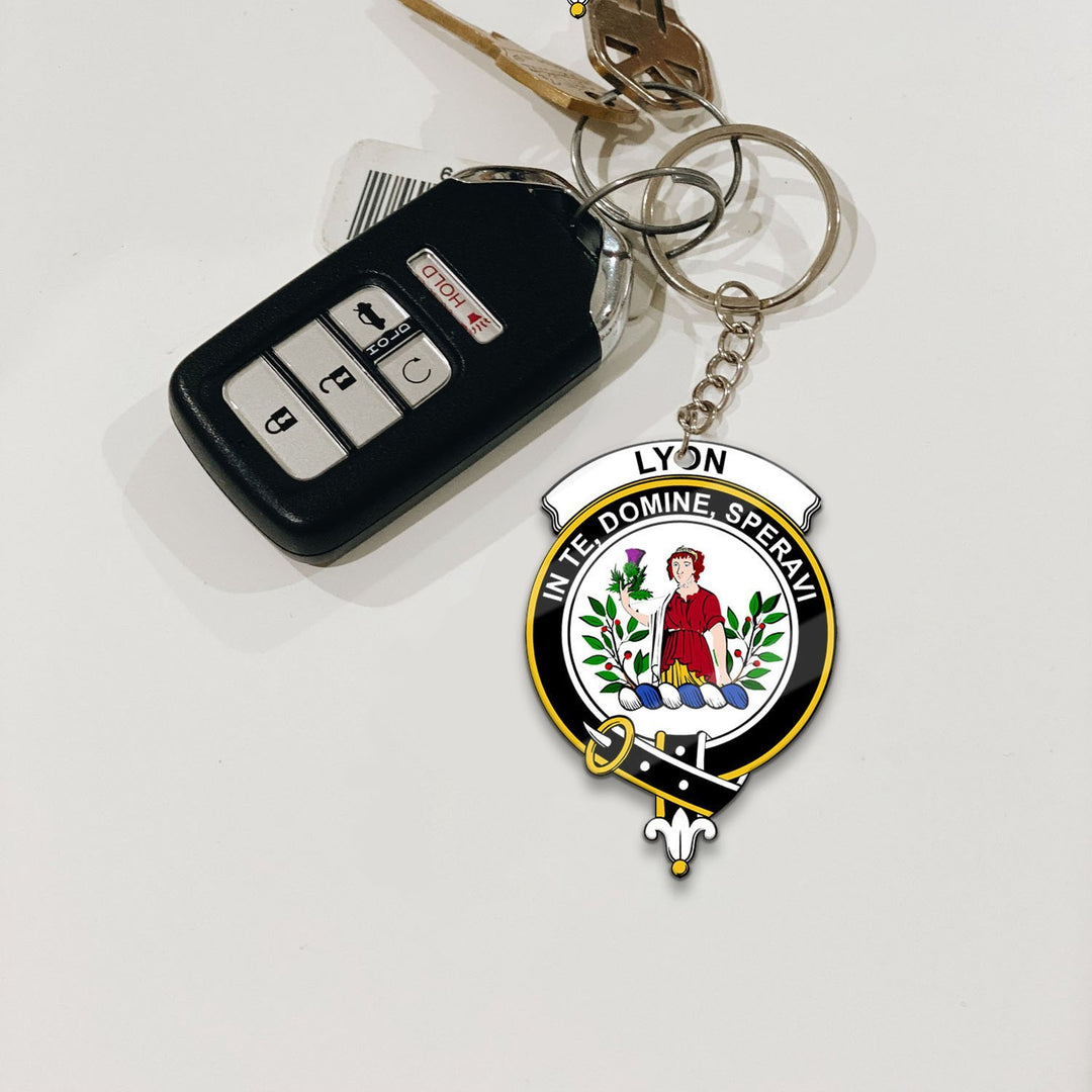 Lyon Crest Keychain