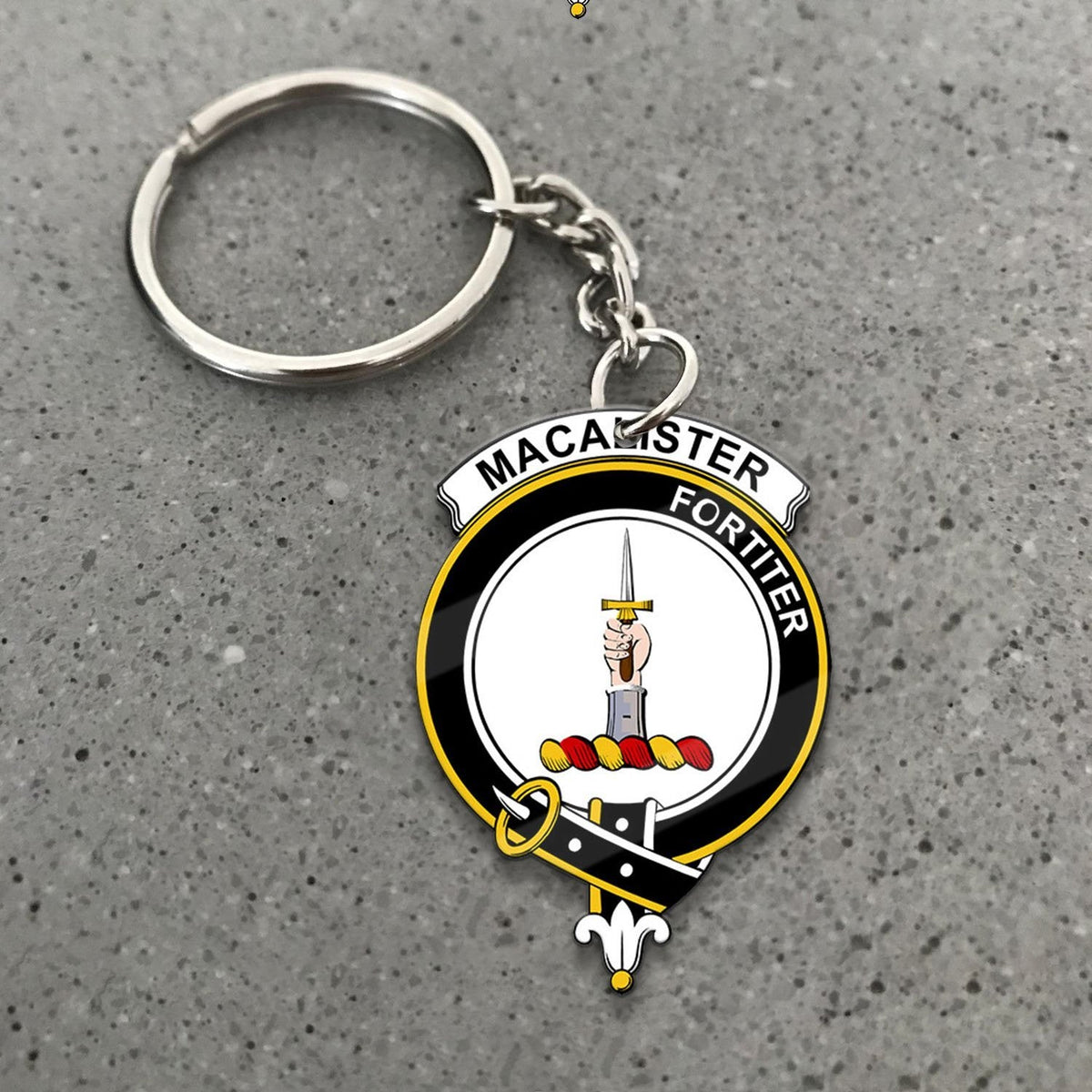 MacAlister Crest Keychain