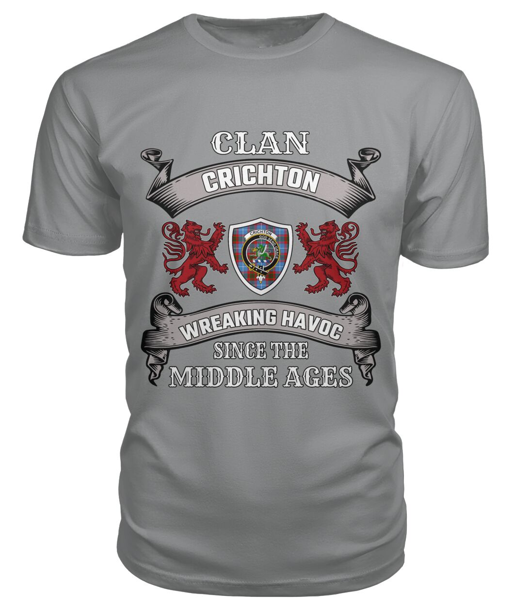 Crichton Family Tartan 2D T-Shirt